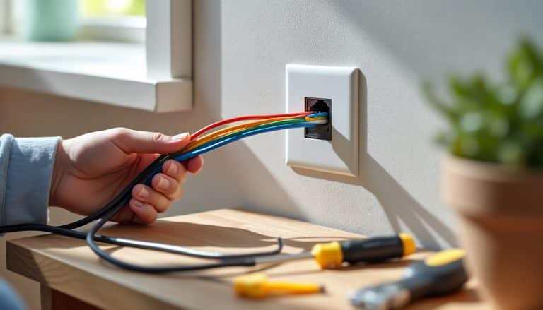 Installer une prise RJ45 murale : la pose expliquée étape par étape