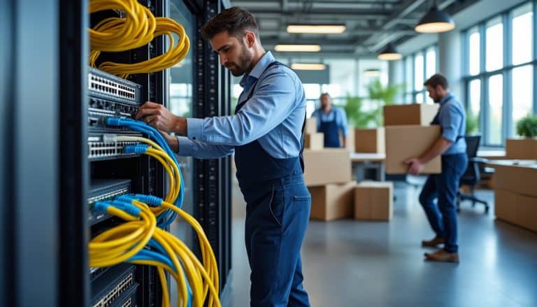 Déménagement d'entreprise : le réseau à anticiper